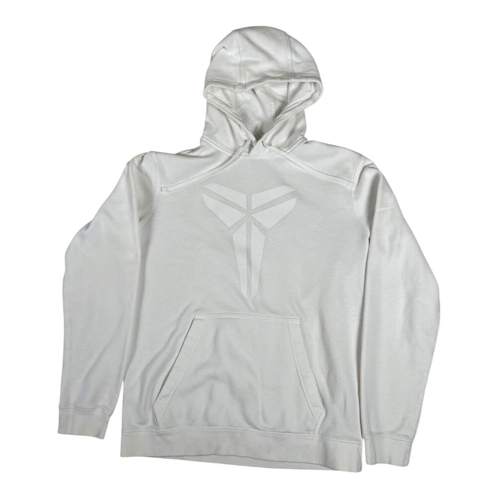 Vintage Nike Kobe Black Mamba Hoodie Mens Medium White Double Sided Y2K